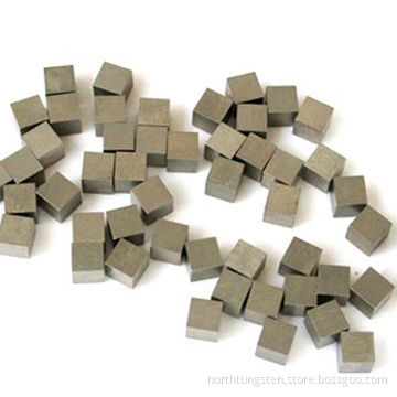 Tungsten alloy block, used for the counter weights of Pinewood derby cars